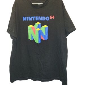 Nintendo 64 Black T-Shirt
